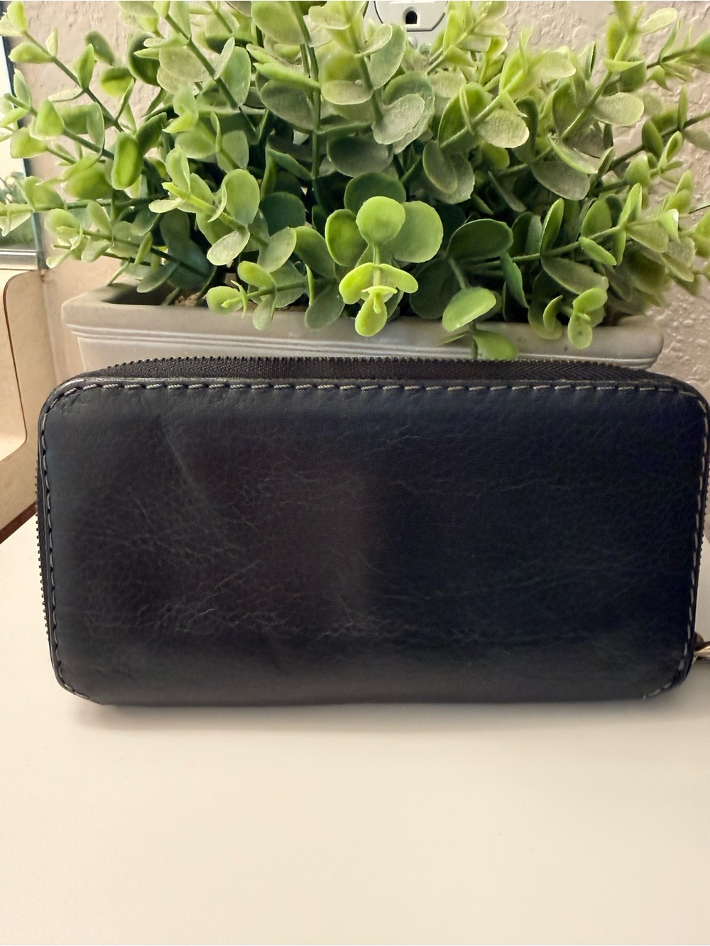 Authentic Black Chloe Marcie Long Zip Around Black Wallet - Picture 2 of 6